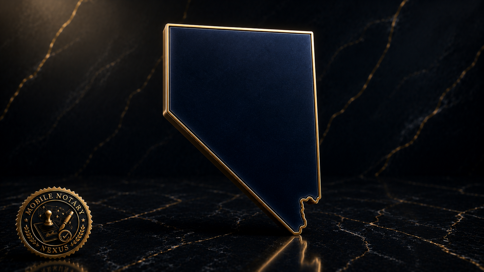 Gold Nevada state outline
